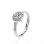 Pierścionek białe złoto z diamentami AJPZ_108